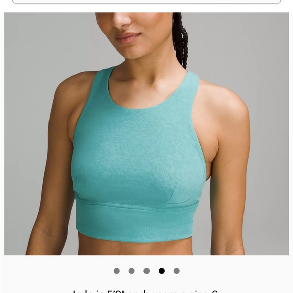 Lululemon Wundertrain Long Lined Bra - Picture 2 of 7